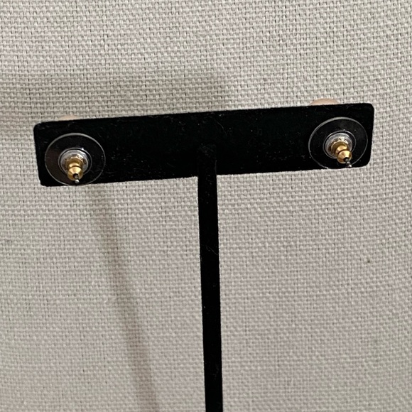 1980s faux pearl imitation champagne pearls earring necklace set - Picture 5 of 11